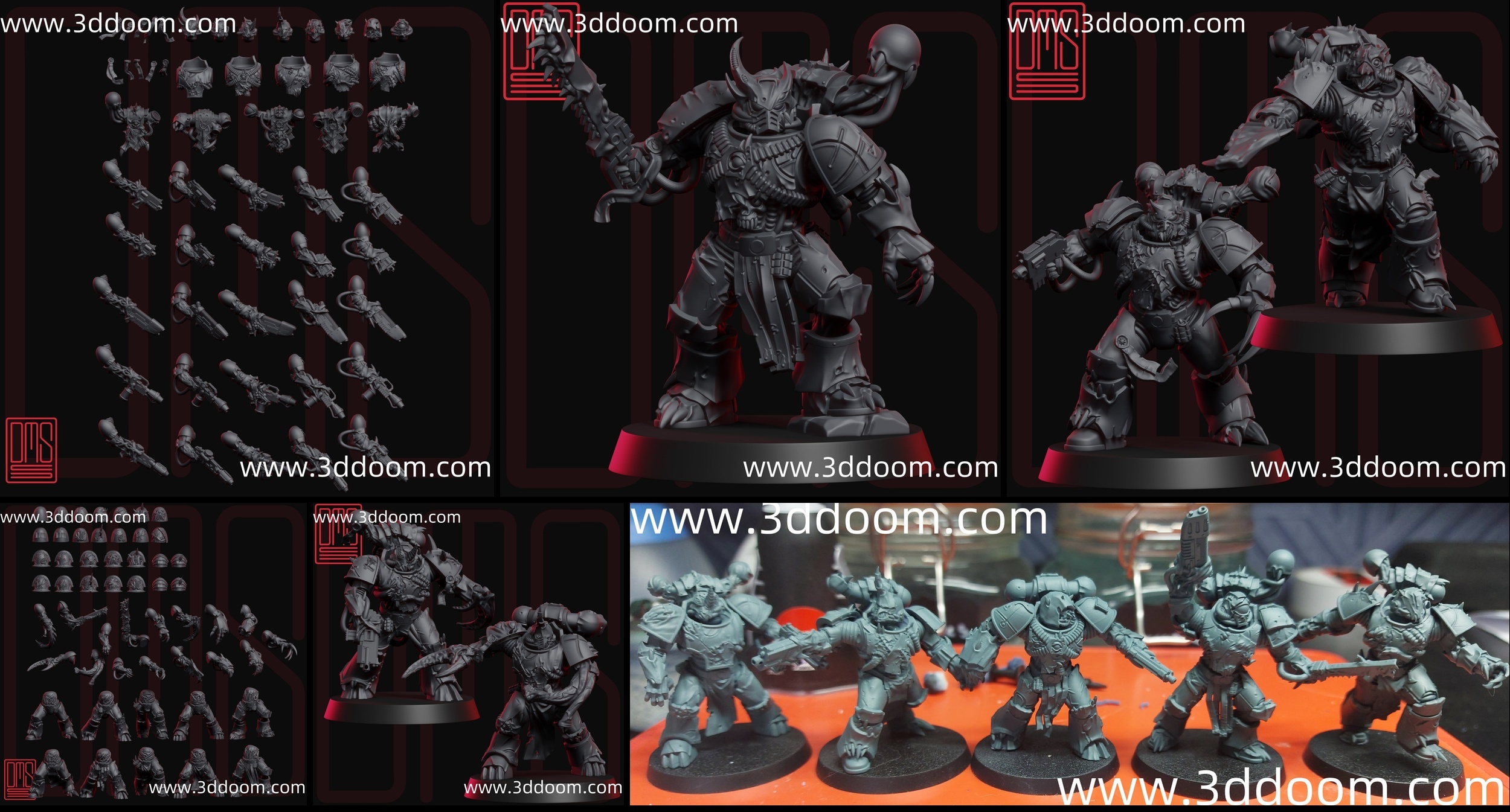 572 Grim Visionairy ancient soldier-3D DOOM