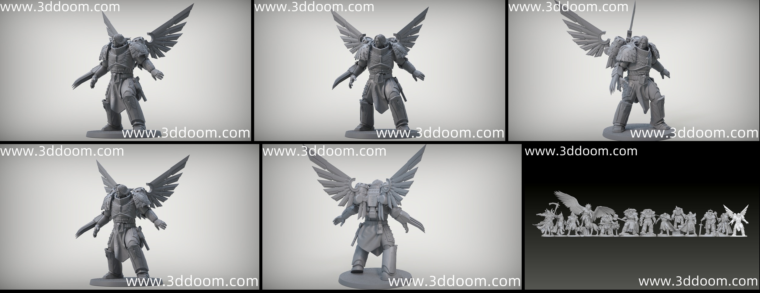 573 Horde_Miniatures - RAVEN-3D DOOM