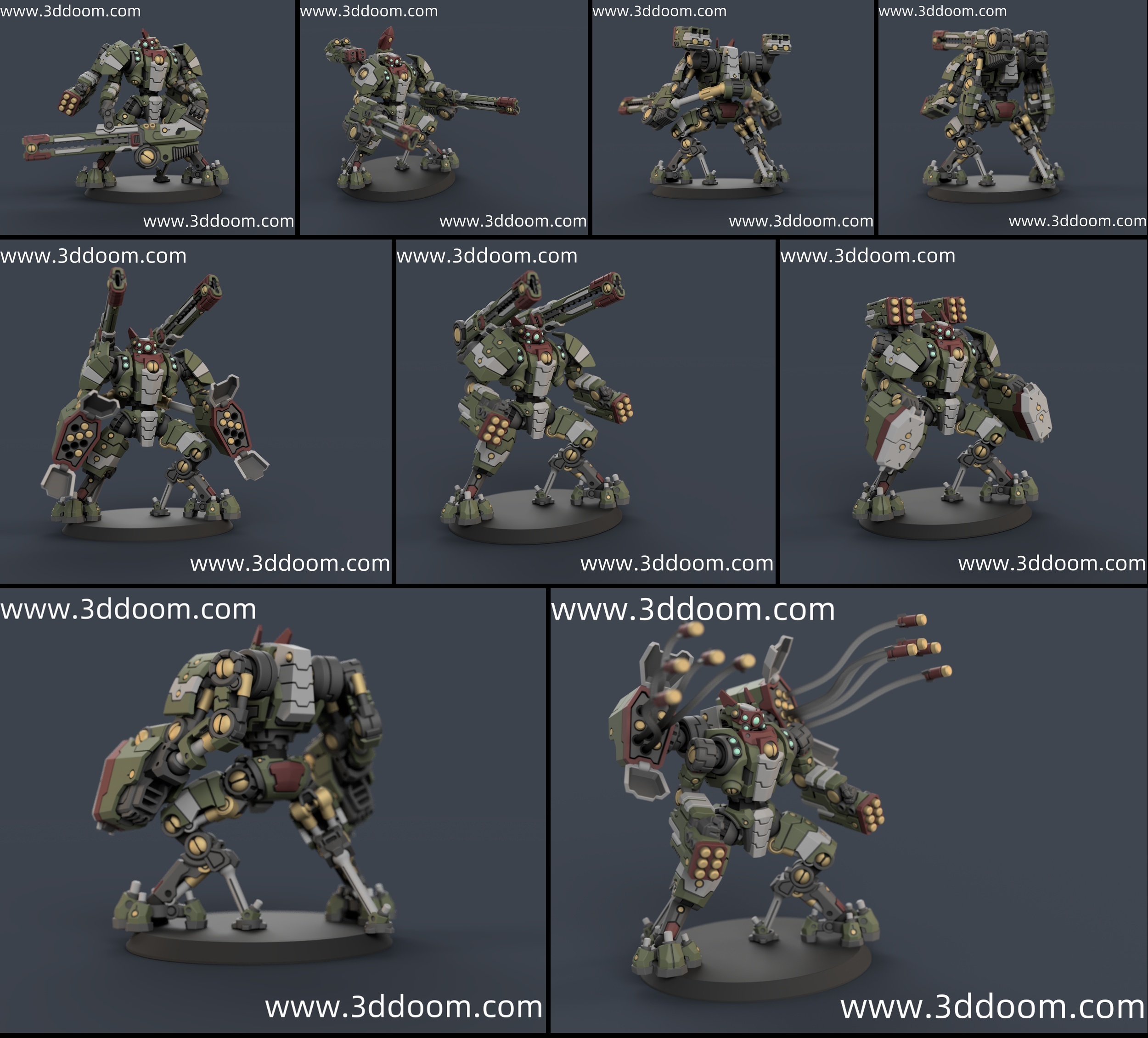 605 ArcherFishCompeteSet-3D DOOM