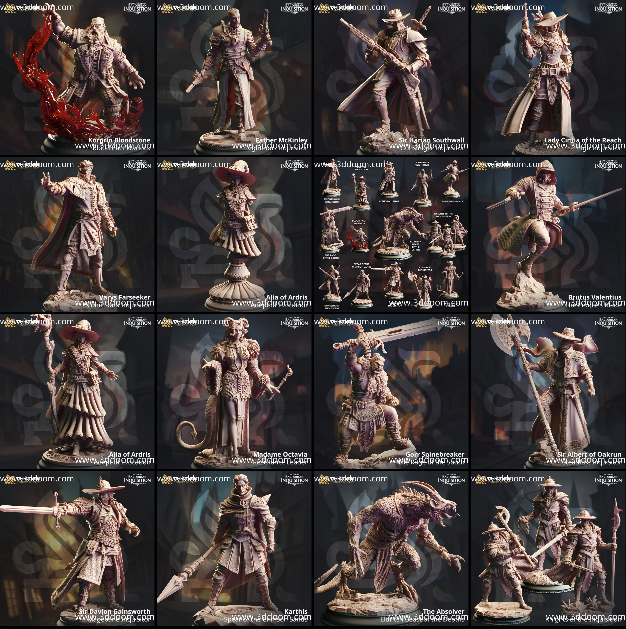 628 DM Stash - Baldurian Inquisition - Mar2025-3D DOOM