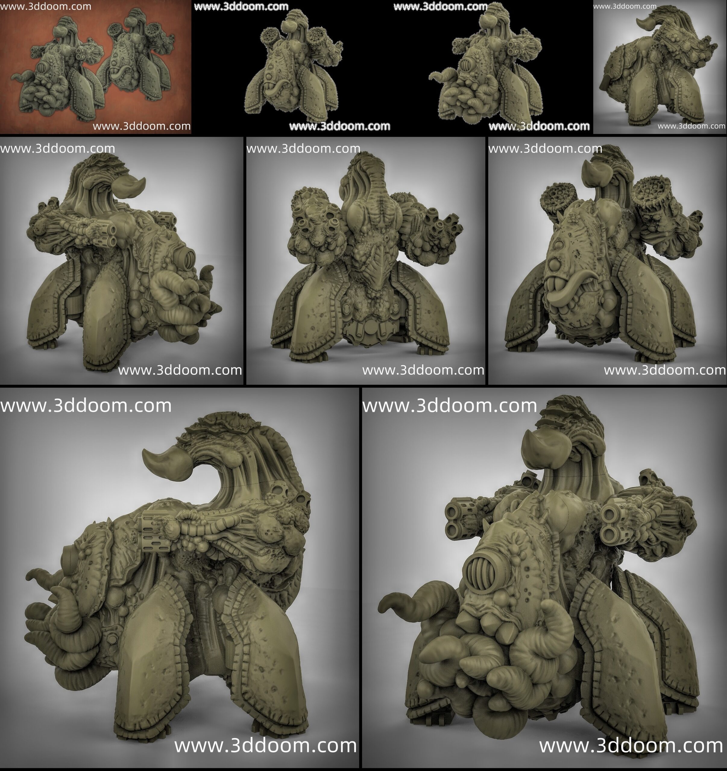 630 Duncan Louca Plague Drone-3D DOOM