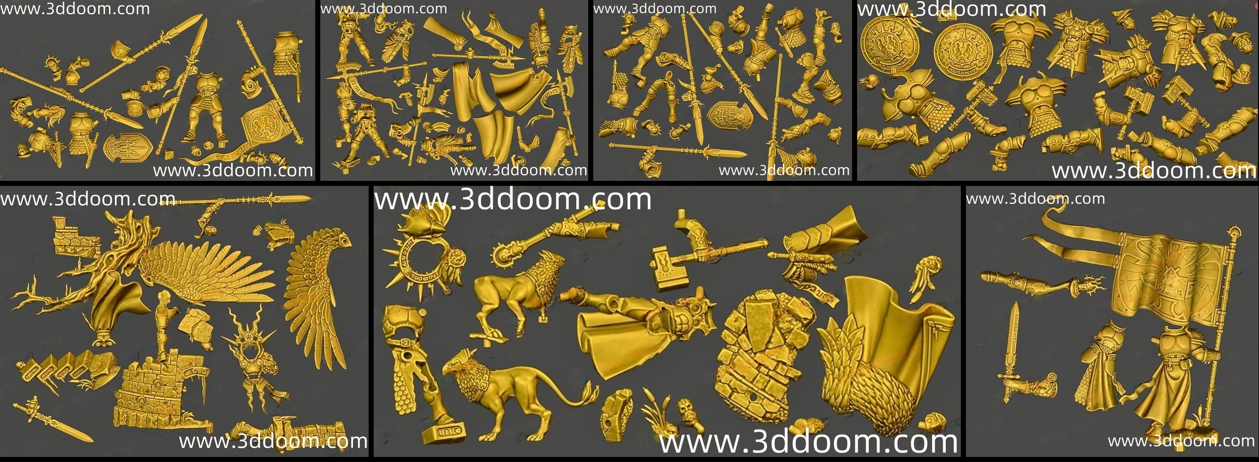 641 Modern Fantasy Gold Collection 1-3D DOOM