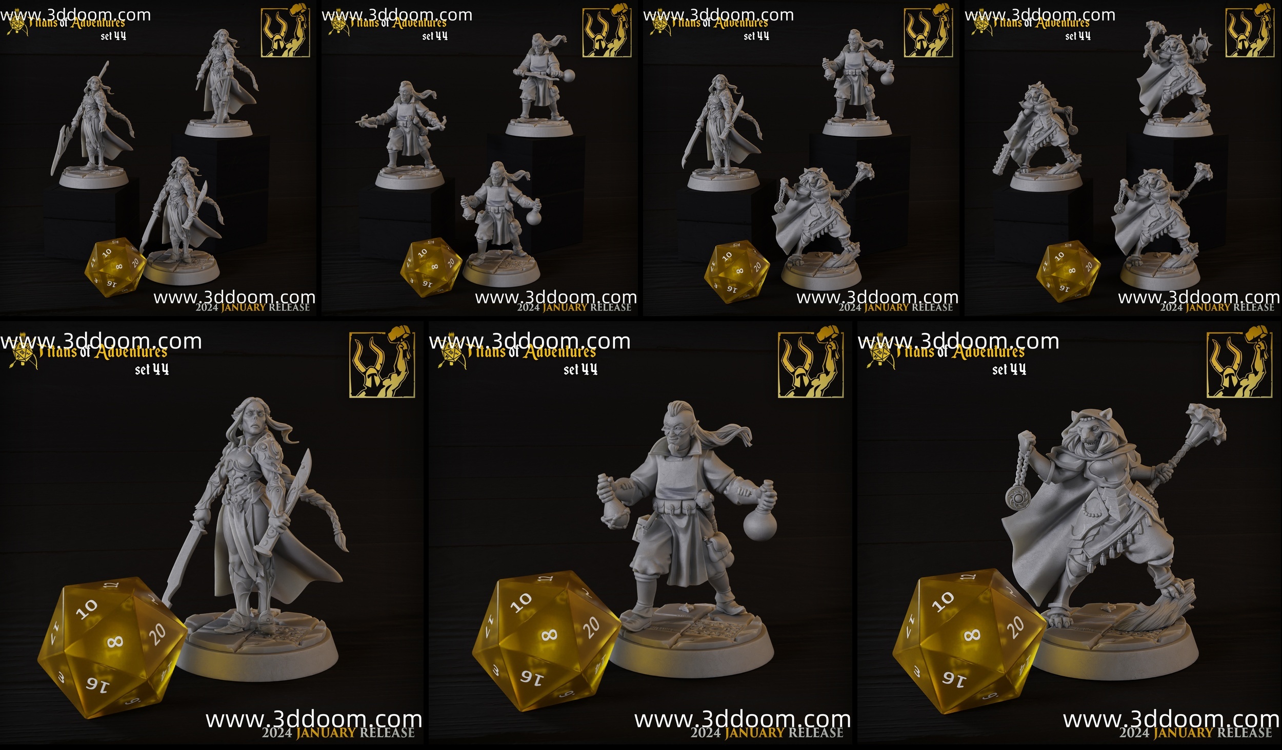 678 TITANS OF ADVENTURES 44-3D DOOM