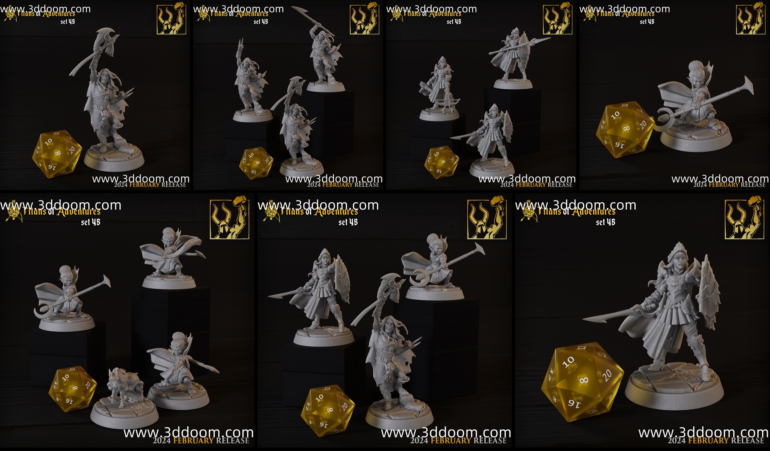 679 TITANS OF ADVENTURES 45-3D DOOM