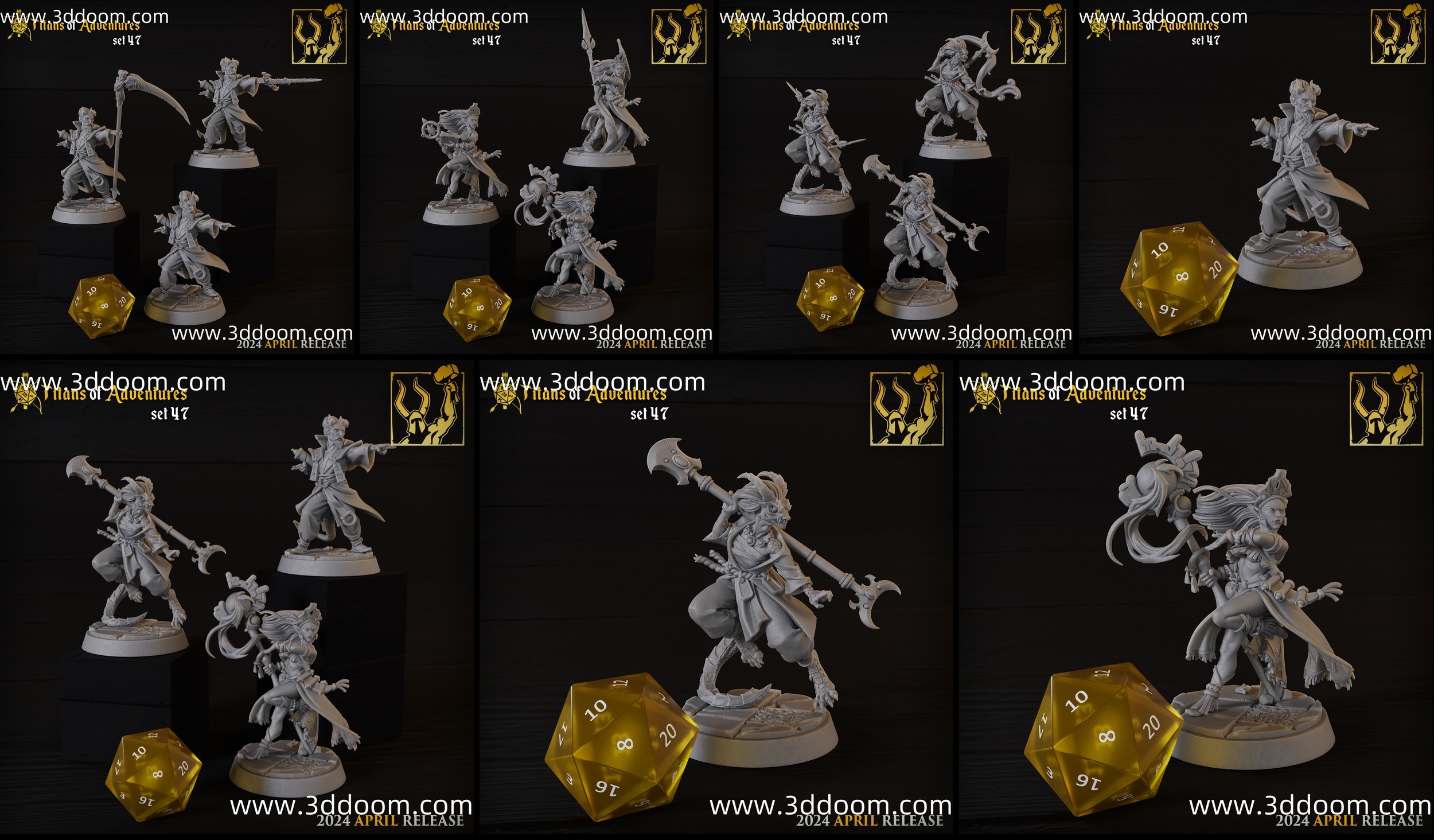 681 TITANS OF ADVENTURES 47-3D DOOM