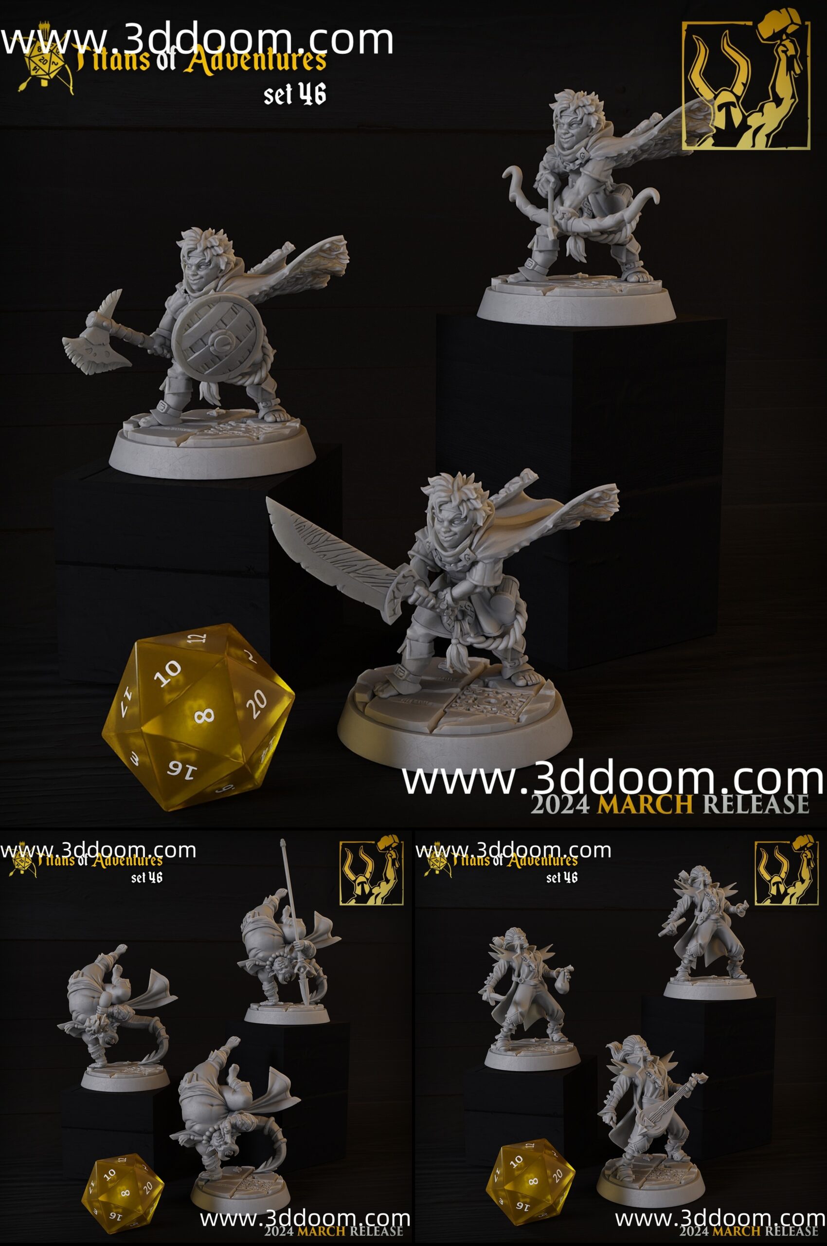 680 TITANS OF ADVENTURES 46-3D DOOM