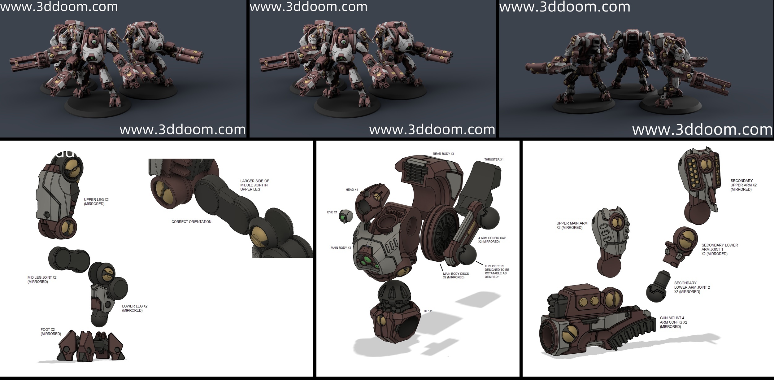 719 20-12 – PiperMakes – Lionfish (XV9 Hazard Suit)-3D DOOM