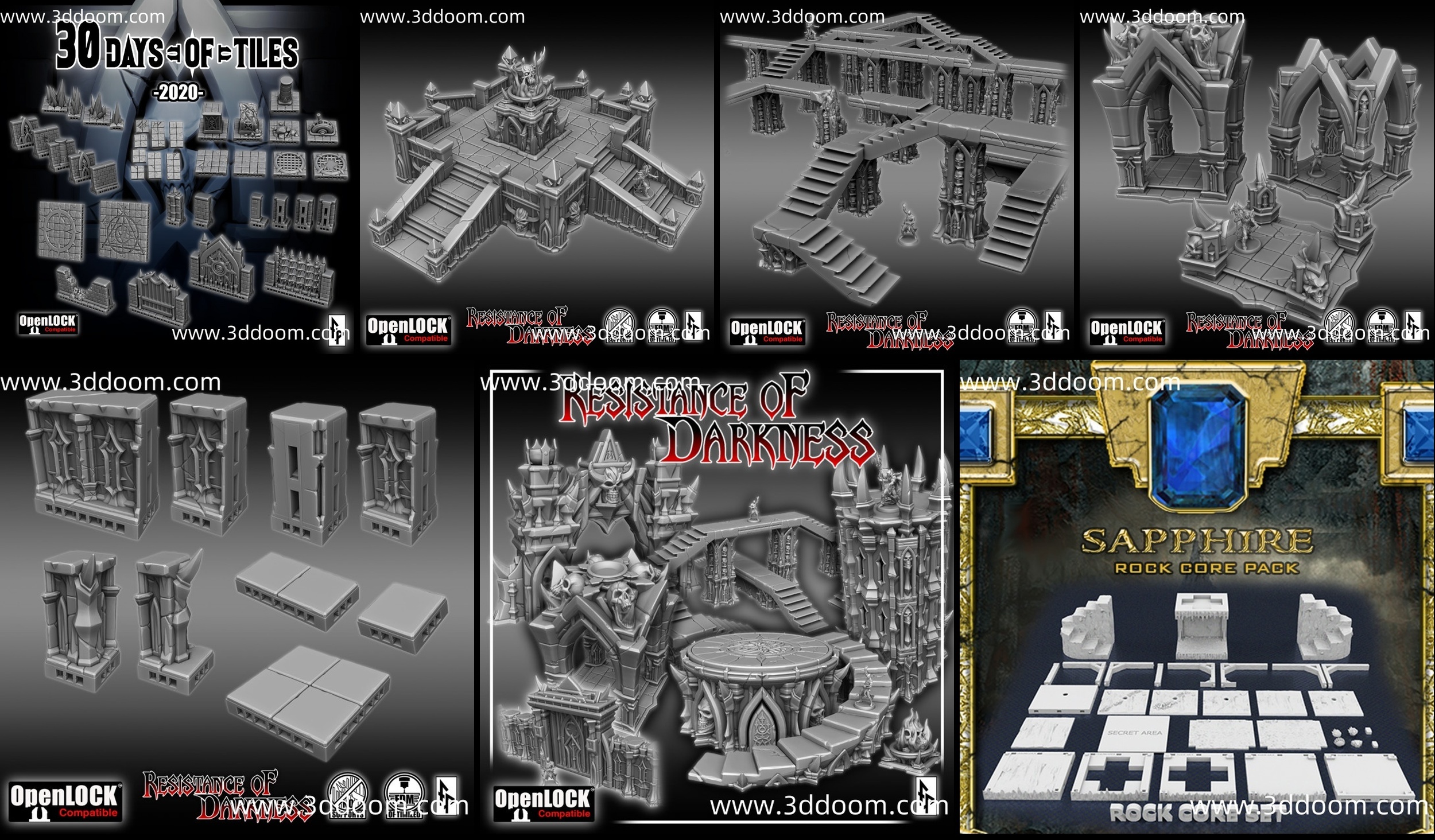 49 Forbidden Prints - Resistance of Darkness-3D DOOM