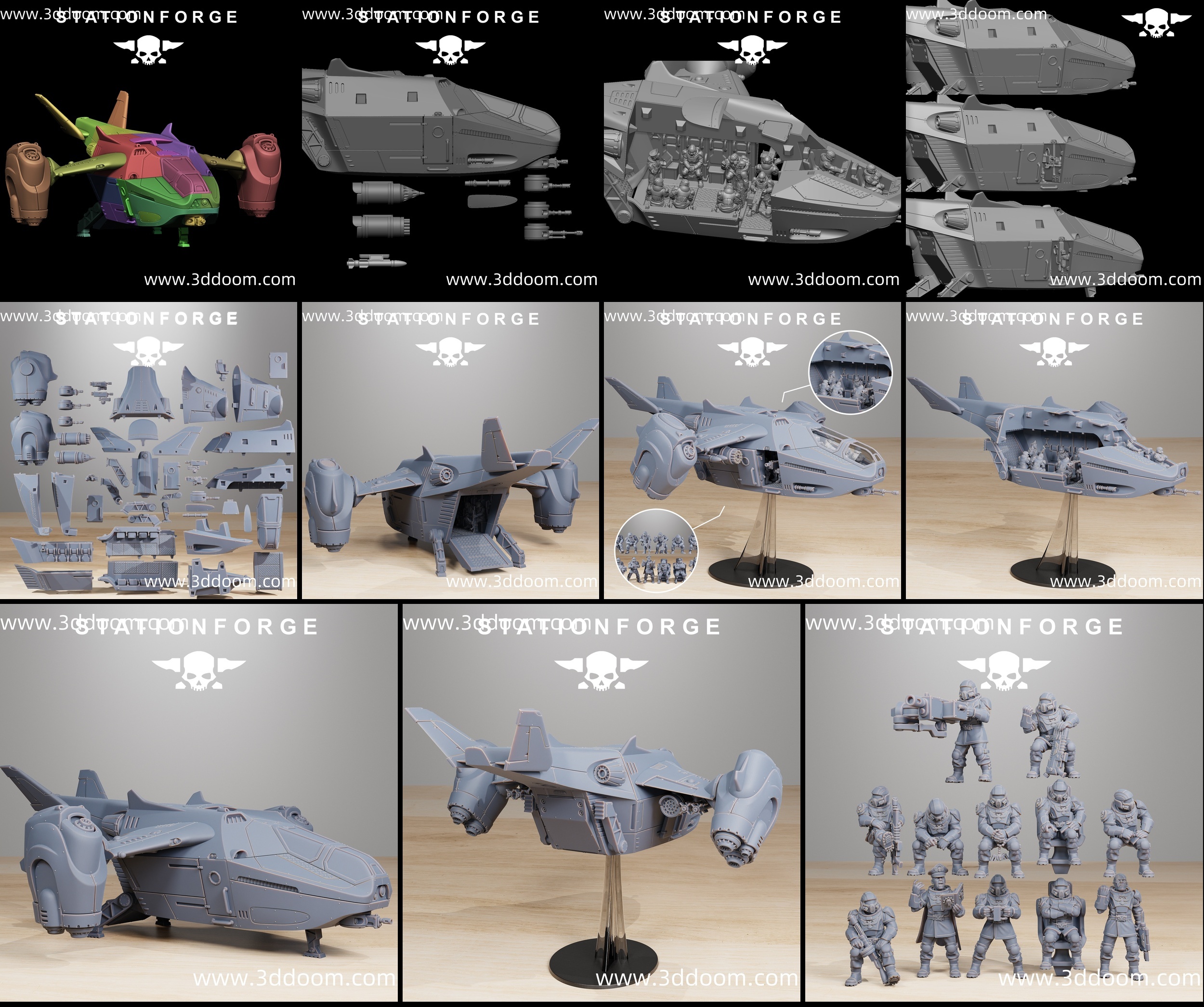 399 Vaskar Dropship-3D DOOM