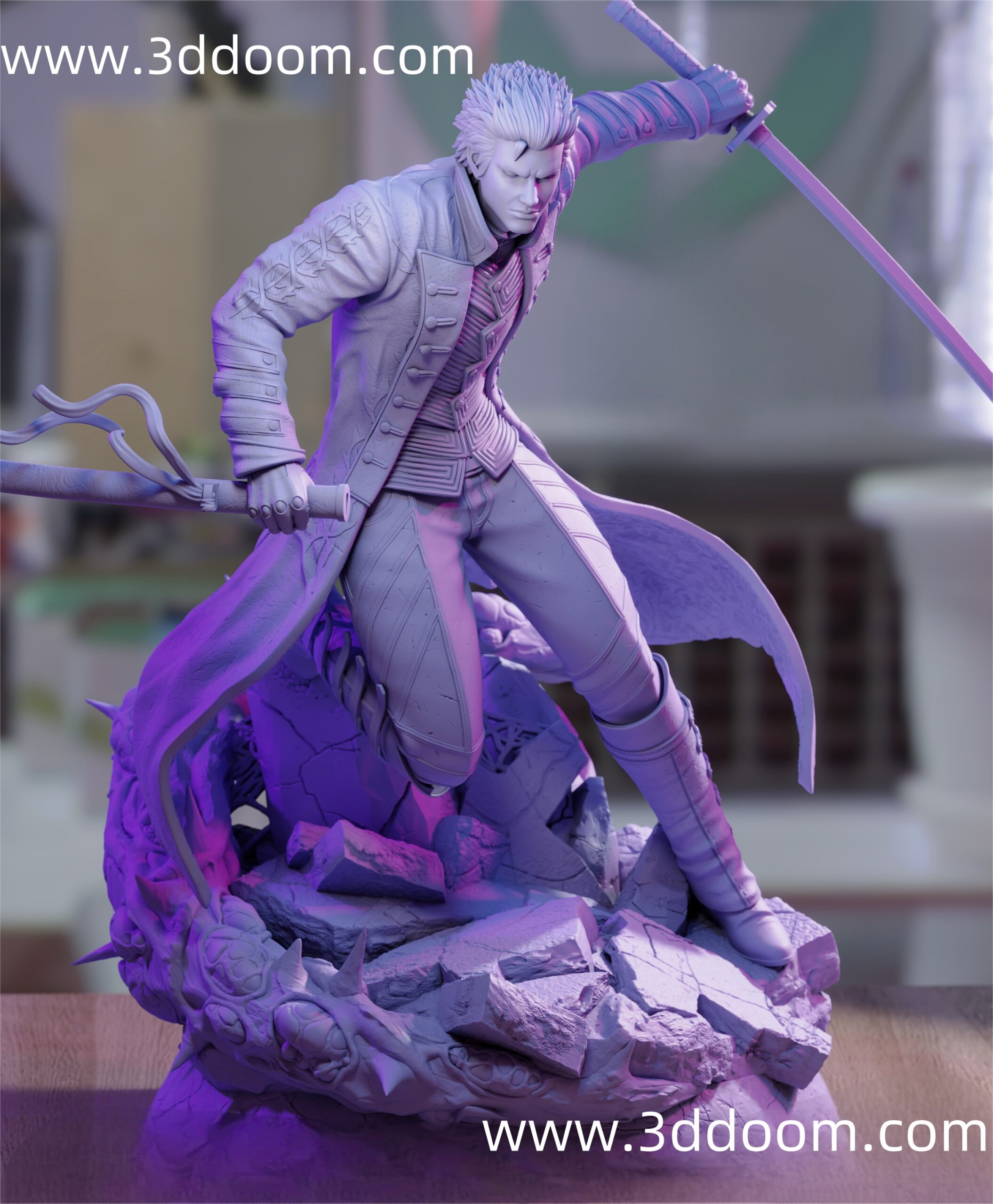 1296 Vergil Devil May Cry 5 鬼泣5  维吉尔-3D DOOM