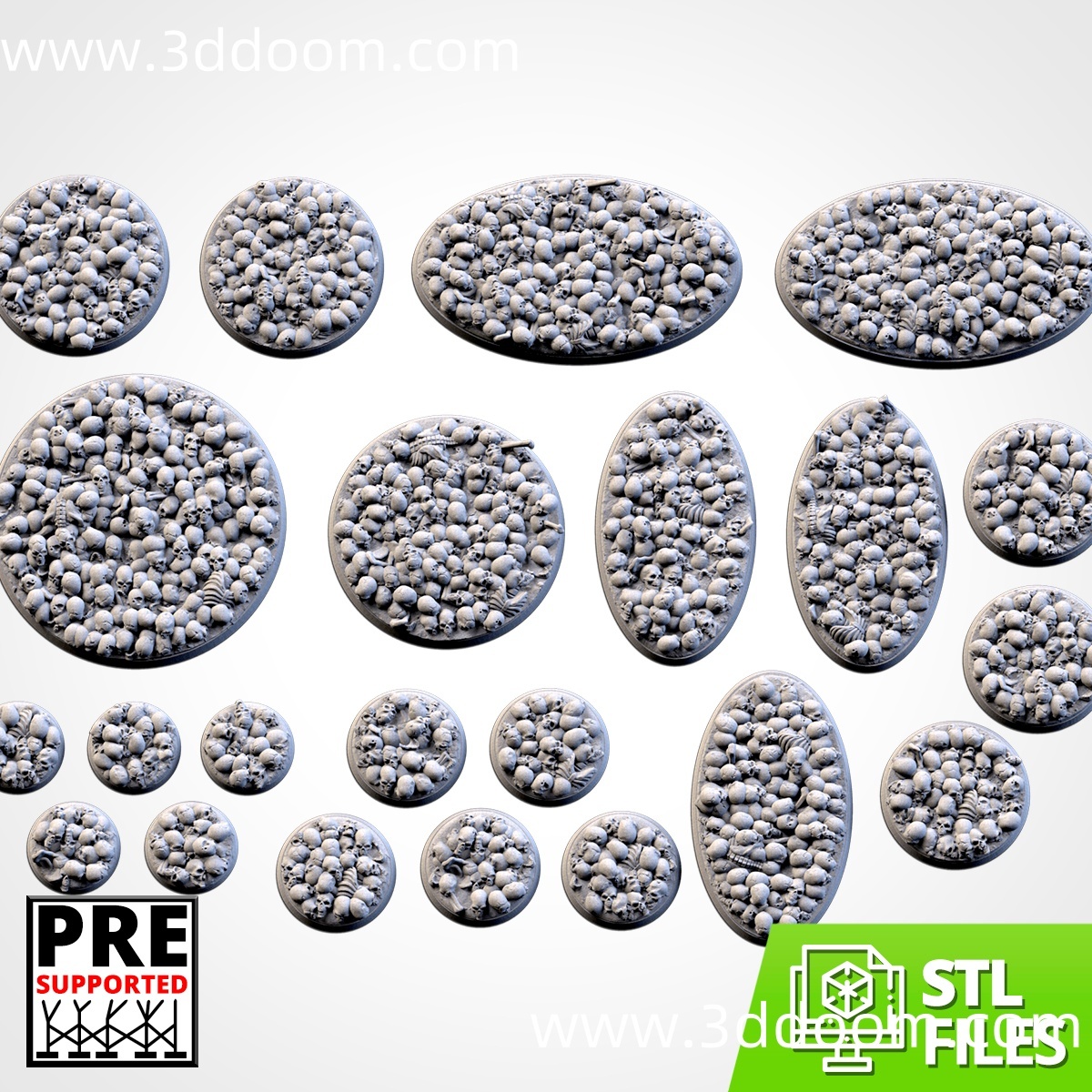 714 DEATH+SKULLS Bases by Alguien-3D DOOM