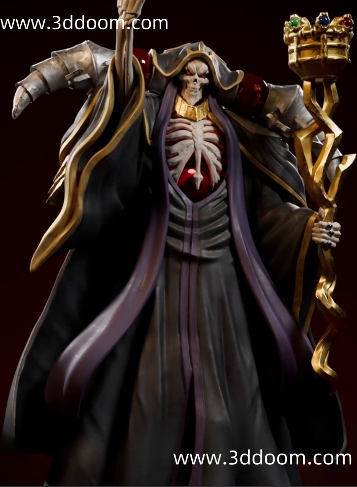 1004 Ainz Ooal Gown Overlord 不死者之王 安兹・乌尔・恭-3D DOOM