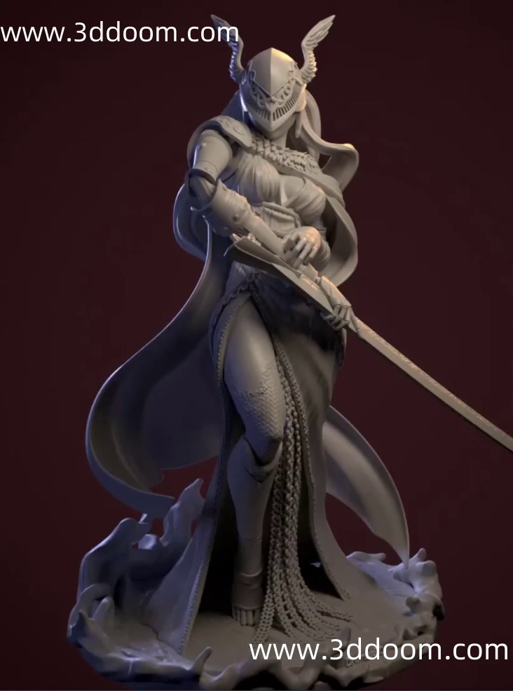 1261 Malenia Elden Ring 艾尔登法环 玛莲妮亚 女武神-3D DOOM