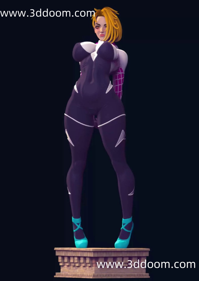 1243 Gwen Spider Man 蜘蛛侠 格温-3D DOOM