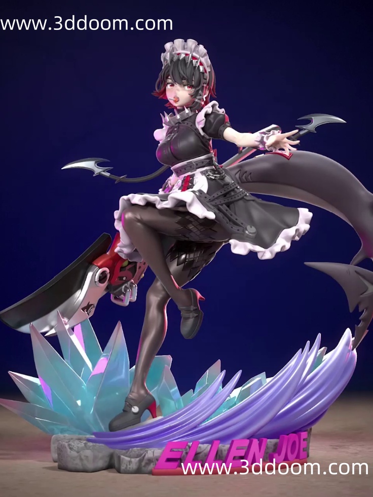 1323 Ellen Joe Zenless Zone Zero 绝区零 艾莲·乔-3D DOOM