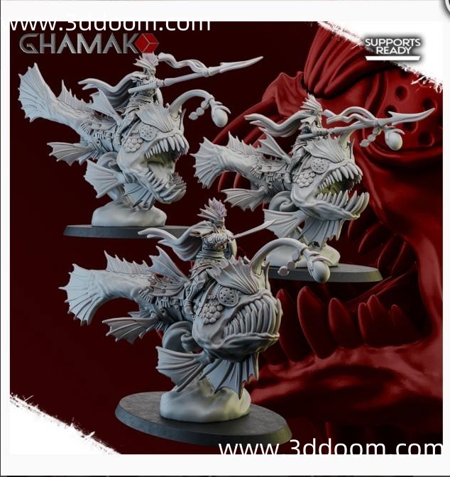 23 Abyss Elf Royal Guard of Atlantis-3D DOOM