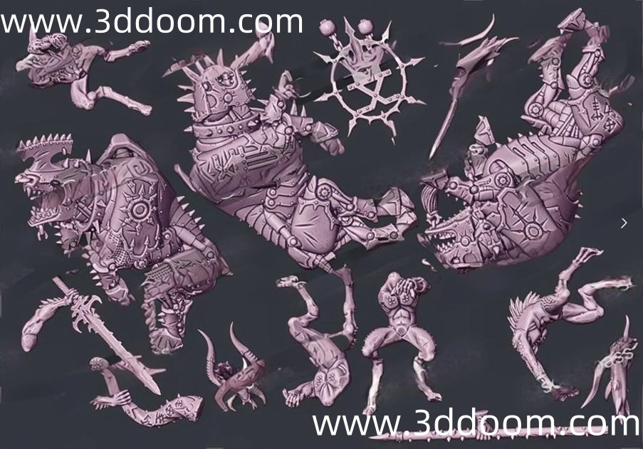 89 Rider demons-3D DOOM