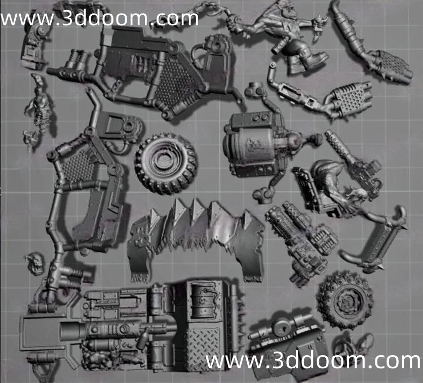 74 Ork buggy-3D DOOM