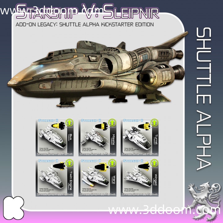 6 2ndDynasty_Space Shuttle Alpha Kickstarter Edition-3D DOOM