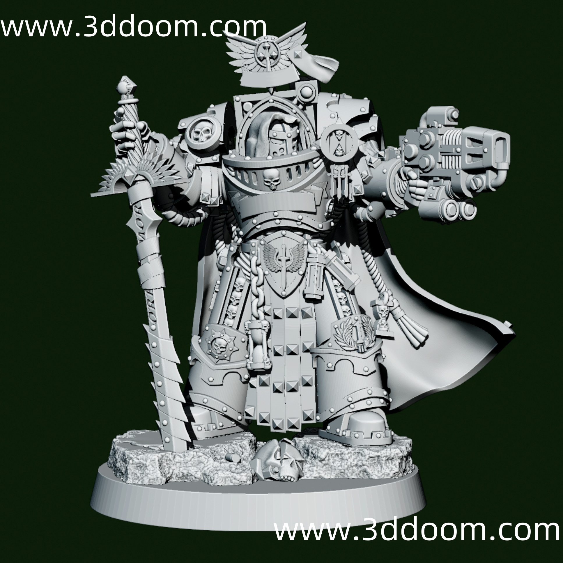 559 Cults3D – Sardaukar – Knight from Old Times-3D DOOM