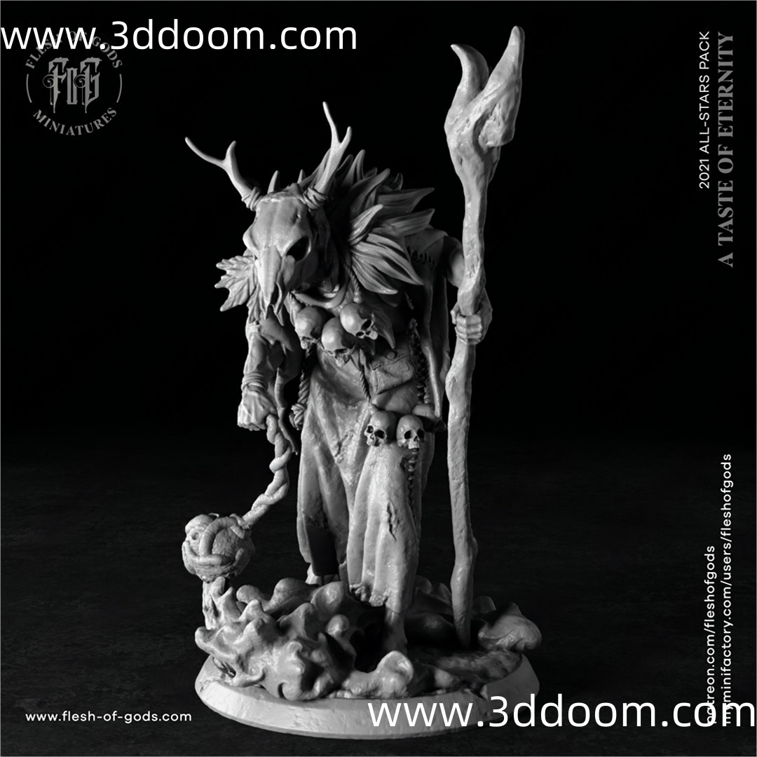 406 (Flesh of Gods) - All-stars 2021 - The Dark Druid-3D DOOM