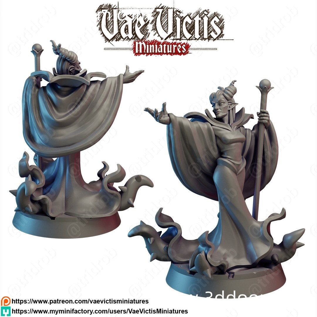 692 Vae Victis Miniatures march 2023  - Dark Queen-3D DOOM