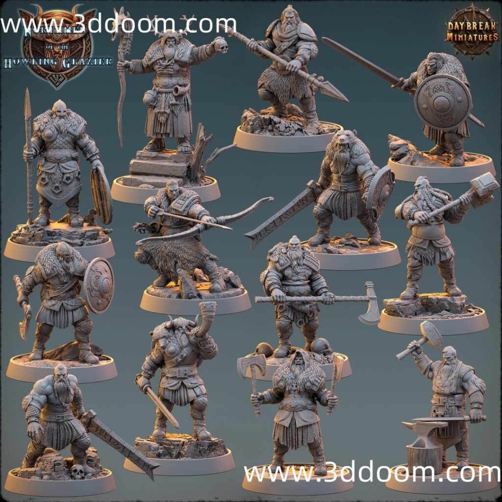 Daybreak Miniatures - 2023-04 - The Northmen of the Howling Glacier (Vikings)