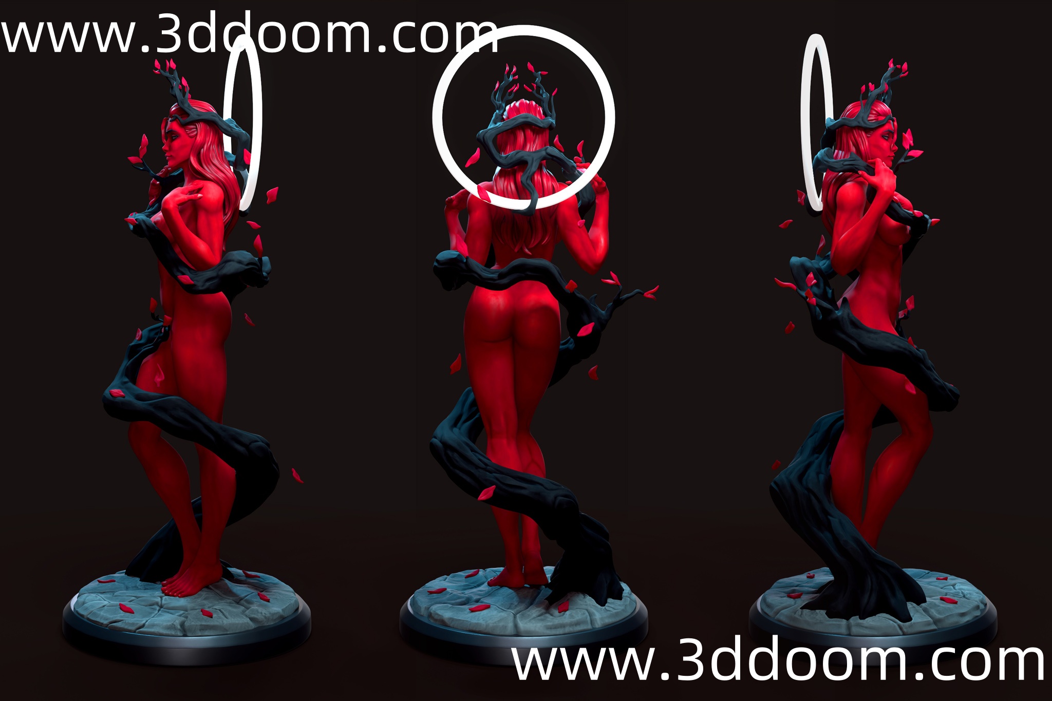 1228 Dryad Ronin Arts 浪人艺术 森林女神-3D DOOM
