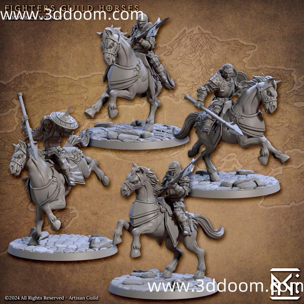 Fighters Guild Horses (Throwback)