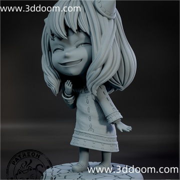 1222 Chibi Anya Spy x Family 间谍过家家 安妮亚-3D DOOM