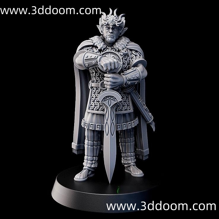 344 Gaelic Woodelf King-3D DOOM