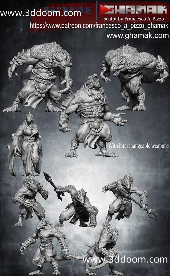 Ghamak Fantasy July 2019 Dragonborns - By AiR