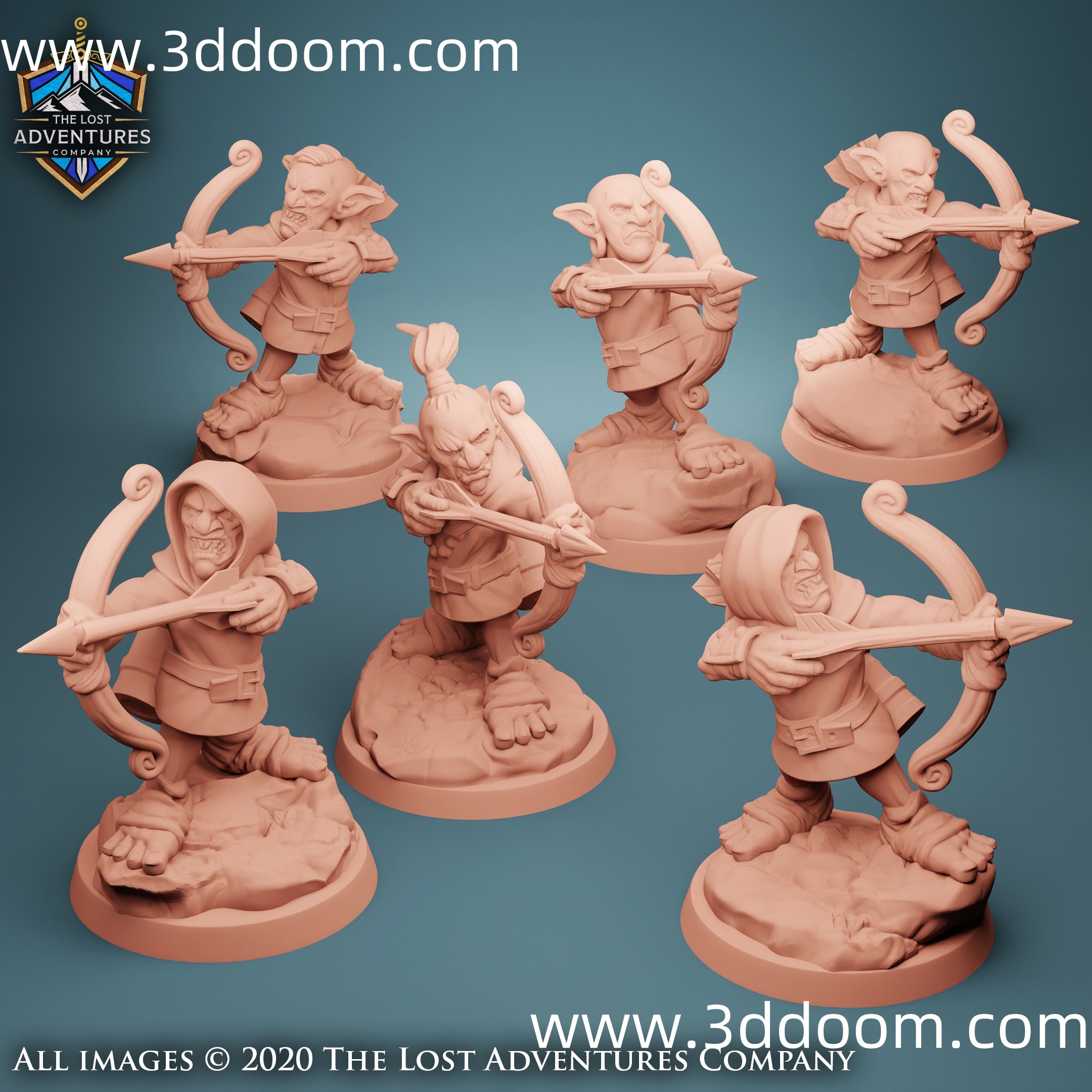 347 Goblin_Archers_Set_of_6_v1.0-3D DOOM