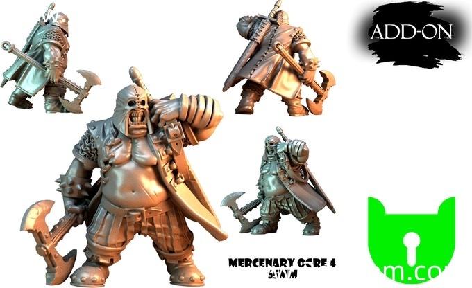 639 Mercenary Ogre-3D DOOM