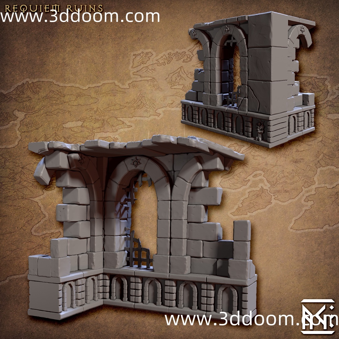 658 Requiem Ruin-3D DOOM