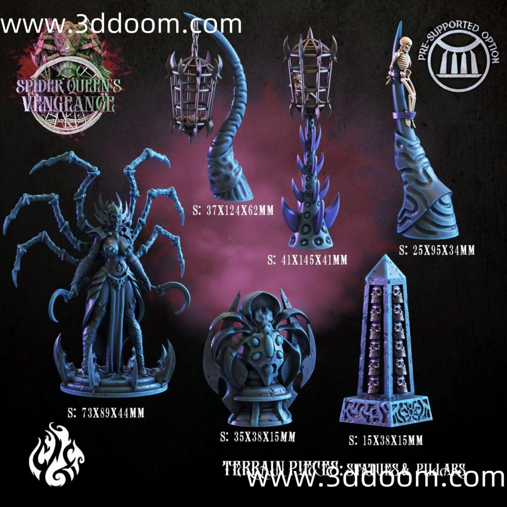 Terrain Pieces Statues & Pillars