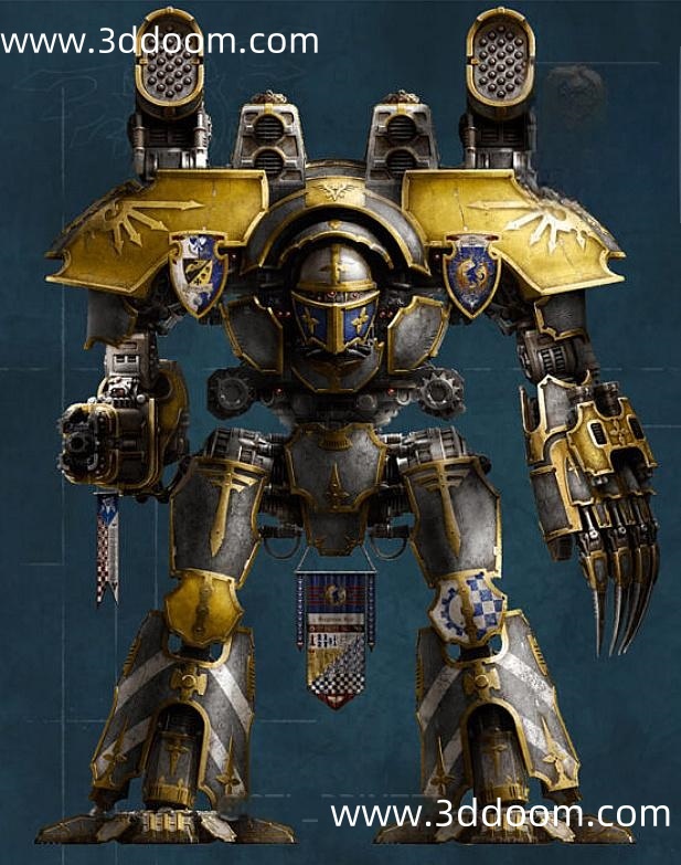 293 Warhammer Titan Builder Warlord Set-3D DOOM