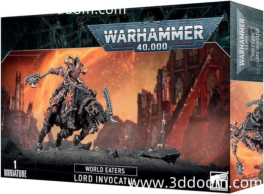 296 Warhammer World Eaters Lord Invocatus-3D DOOM