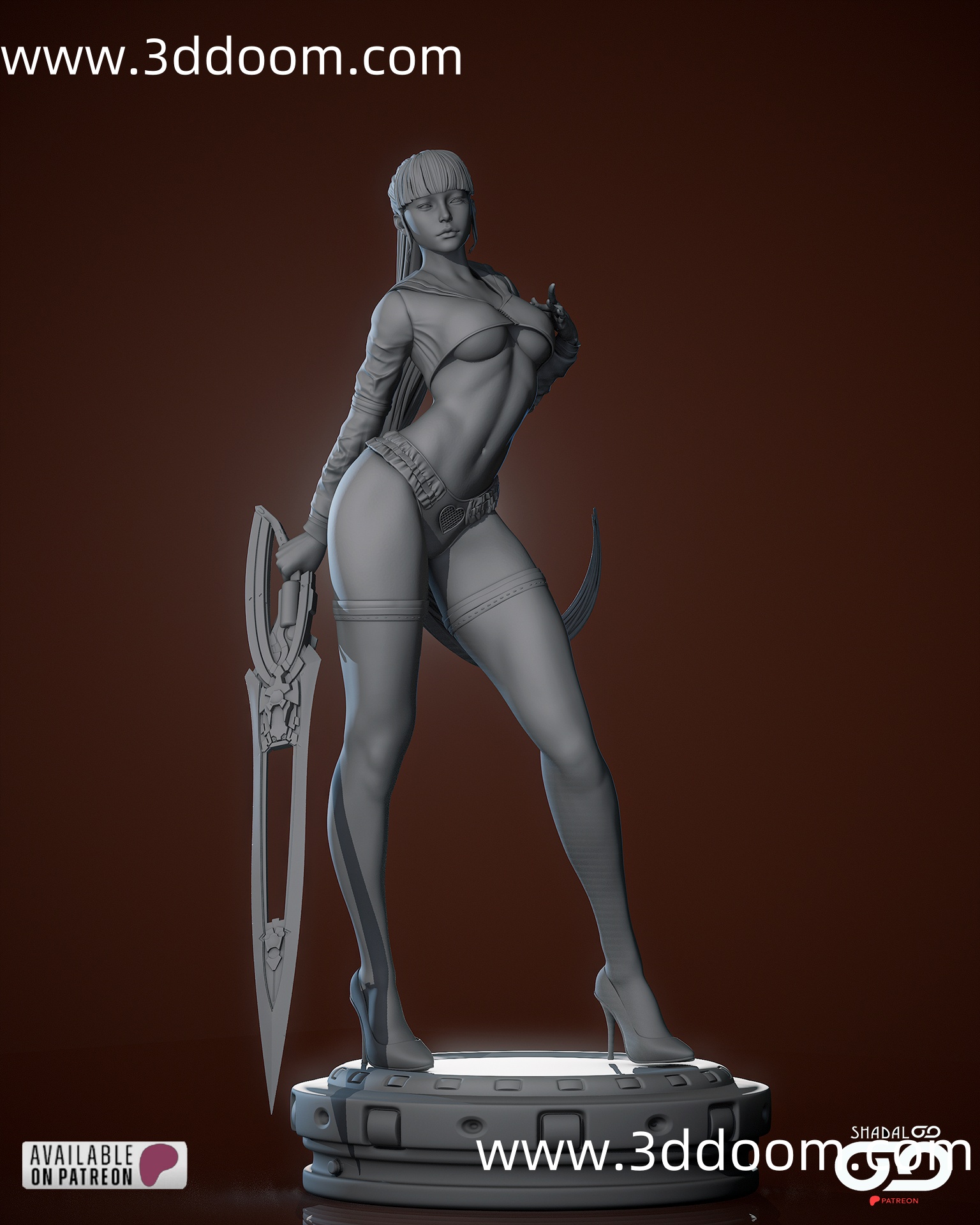 1325 Eve Stellar Blade 星刃 伊芙-3D DOOM