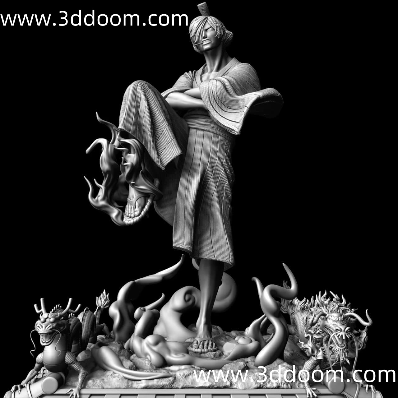 1283 Sanji One Piece 海贼王 山治-3D DOOM