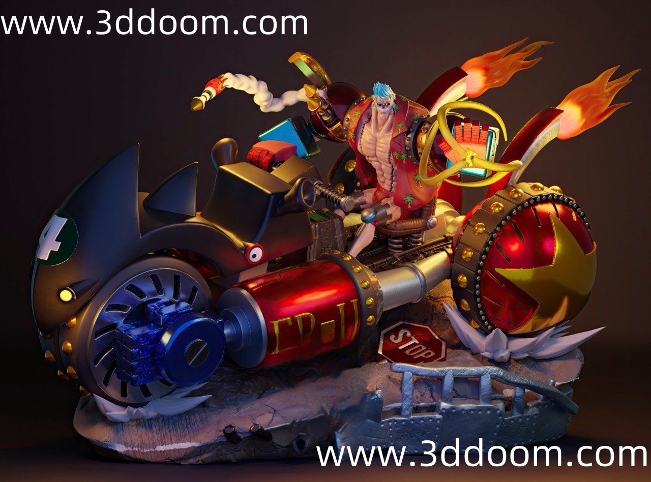 1032 Franky One Piece 海贼王 弗兰奇-3D DOOM