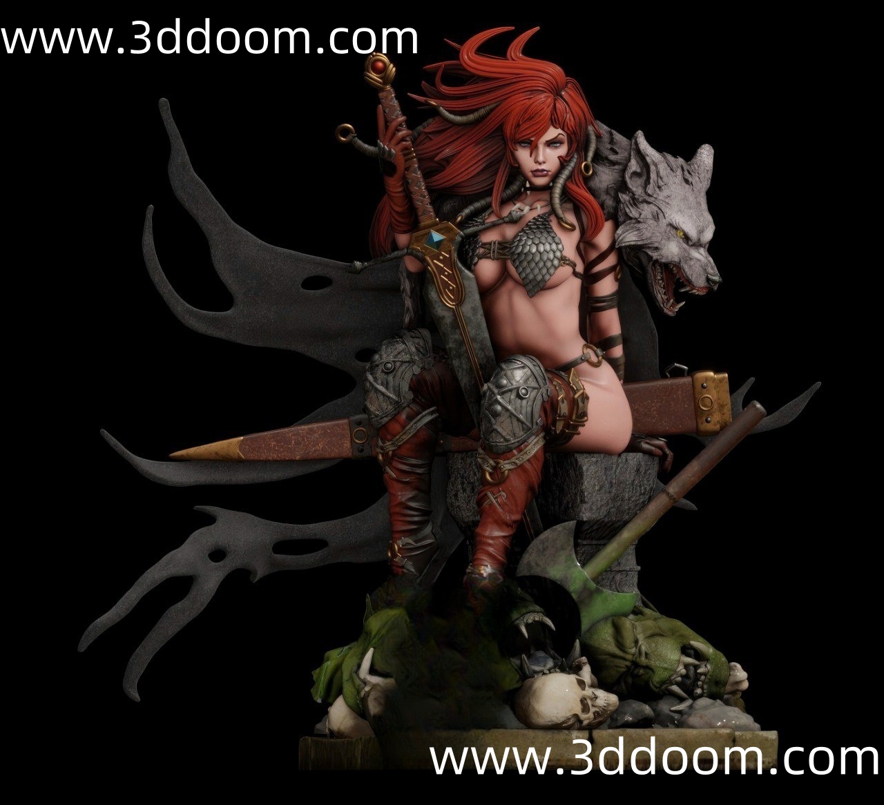 1071 Red Sonja +NSFW 红发索尼娅-3D DOOM