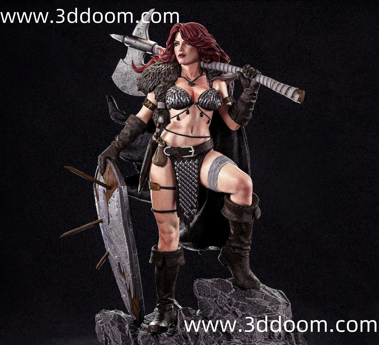 1072 Red Sonja 红发索尼娅-3D DOOM