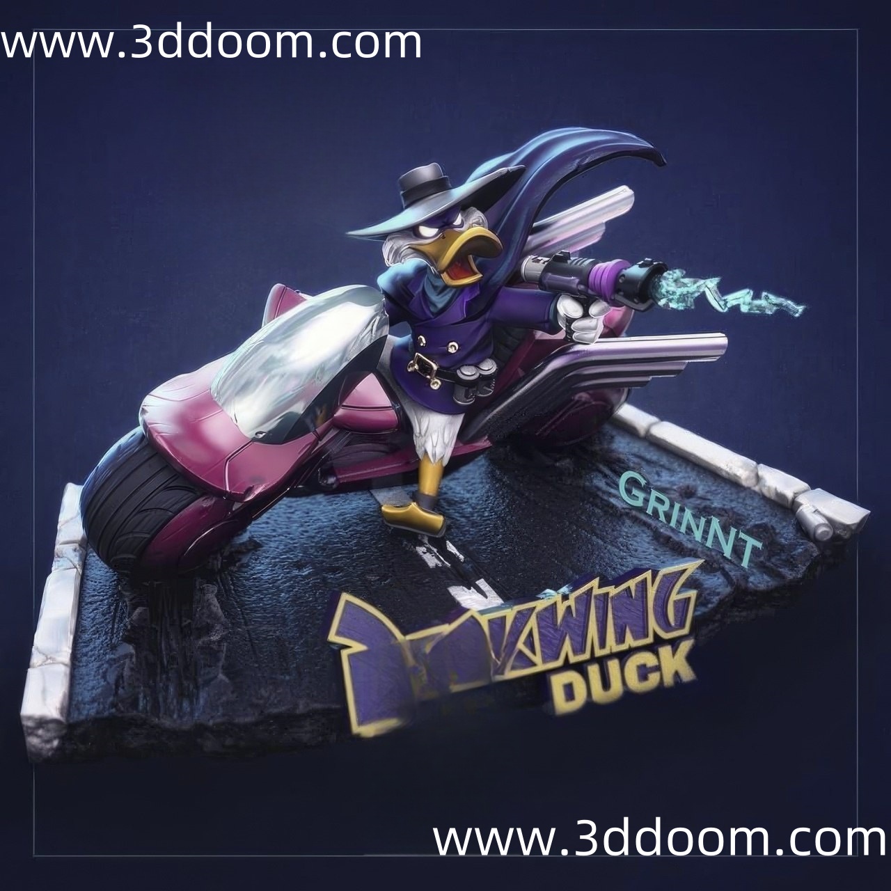 1023 Darkwing Duck 狡猾飞天德-3D DOOM