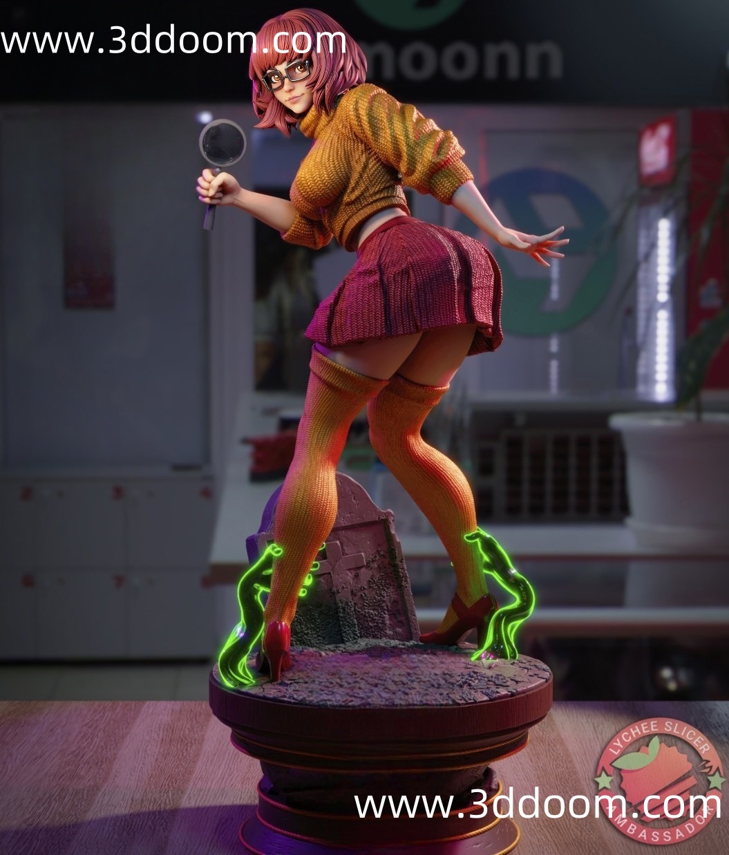 1089 Velma Dinkley Scooby Doo 史酷比 维尔玛·丁克利-3D DOOM