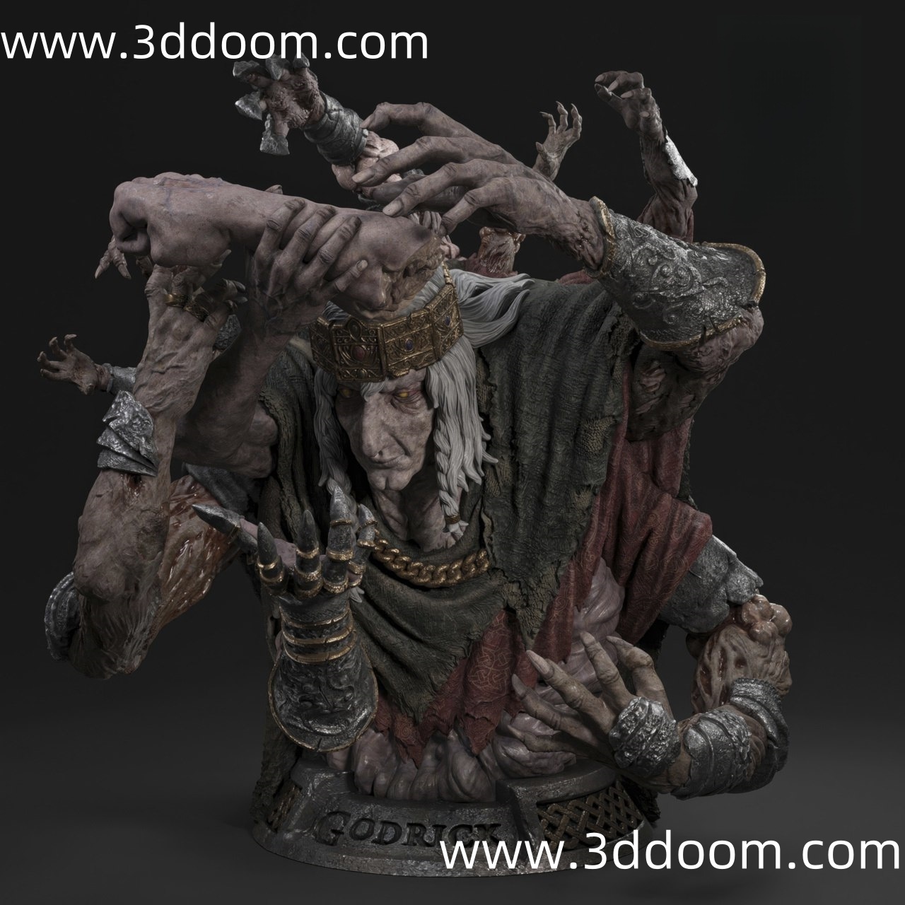 1035 Godrick the Grafted Elden Ring 艾尔登法环 葛瑞克-3D DOOM