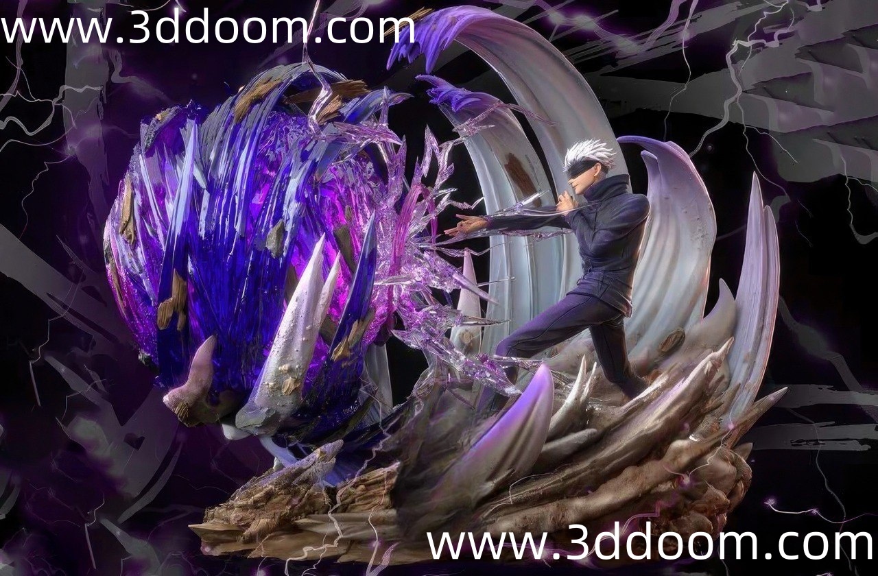 1079 Satoru Gojo Jujutsu Kaisen 咒术回战 五条悟-3D DOOM