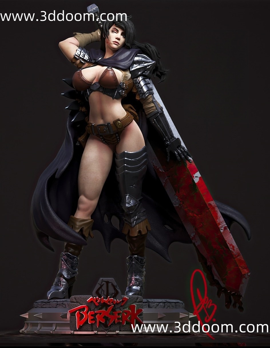 1017 Berserk Female Guts 剑风传奇 女版格斯-3D DOOM