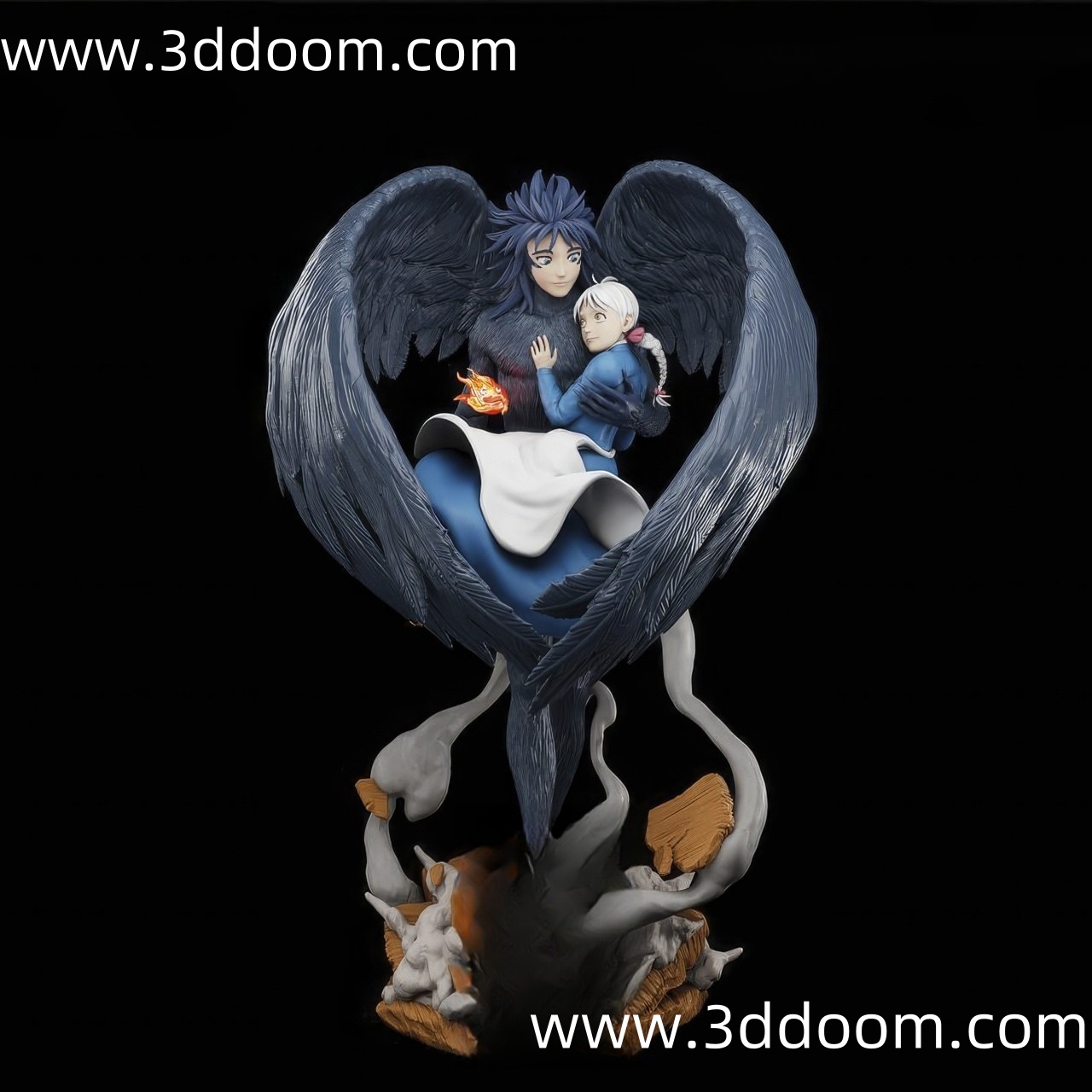 1041 Howl and Sophie 哈尔的移动城堡 哈尔和苏菲-3D DOOM