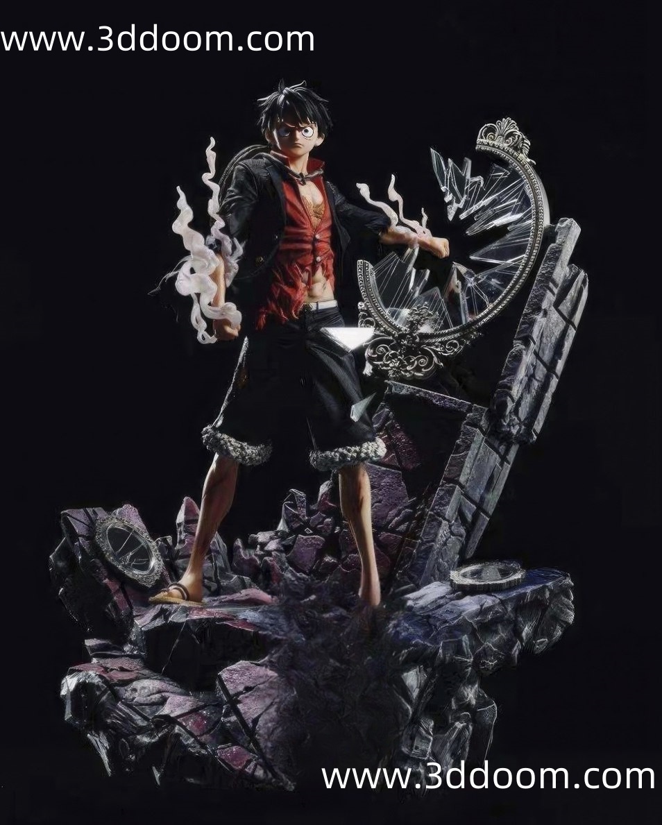 1056 Monkey D. Luffy One Piece 海贼王 蒙奇·D·路飞-3D DOOM